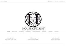 Tablet Screenshot of houseofdash.com